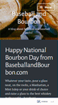 Mobile Screenshot of baseballandbourbon.com