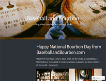 Tablet Screenshot of baseballandbourbon.com